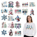 20Pcs Christmas Dtf Transfers Ready to Press Iron on Transfer Decal - color: Christmas255