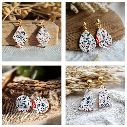 2 Layers Christmas Star String Slik Screens, 2 Layers Christmas Berry silkscreens for Polymer Clay Earring Making SSCMB-66 - color: SSCMB-66