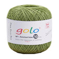 golo Crochet Thread Crochet Yarn for Crocheting Cotton Yarn for Hand Knitting 203 - color: 203 Avocado