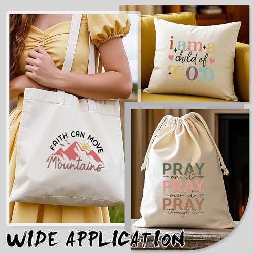 Dazoratix Christian Iron on Transfers - 20 Sheets Boho Inspirational Bible Verse DTF Ready to Press Colorful Religious Heat Stickers Vinyl Decals for T Shirts Clothes Bag Pillow DIY Crafts Decorations - style: Colorful Christian Motivational