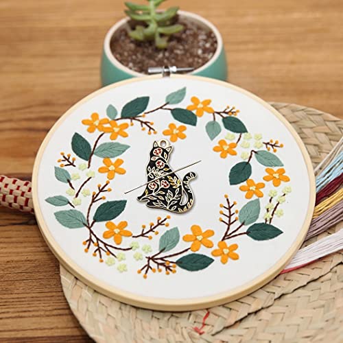 Art Cat Cross Stitch Supplies Needle Minder, Embroidery Magnetic Needle Holder，Needlework and Embroidery Accessories