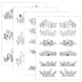 Water Soluble Embroidery Patterns, Stick and Stitch Embroidery Stickers