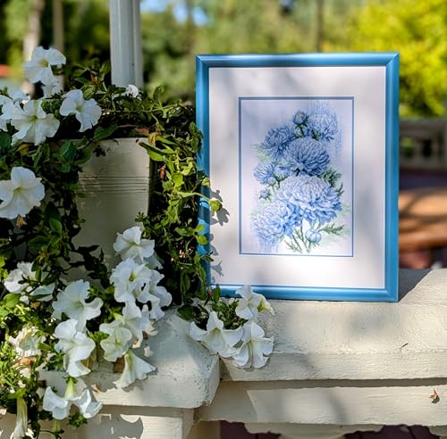 RIOLIS - Delicate Chrysanthemums 2140, Cross Stitch Kits 8¼" x 11¾", Cross Stitch Kits for Adults, Floral Counted Cross Stitch Kits, Embroidery Kit for Beginners & Advanced, Crossstitching Kits