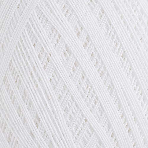 YarnArt Violet – 100% Mercerized Cotton Crochet & Knitting Yarn – Soft & Durable Lace Thread for Embroidery, Doilies & DIY Crafts – 1 Skein (50g, 282m) (1000) - color: 1000