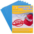 New brothread 6PCS Embroidery Puffy Foam 3MM - Royal Blue - color: 6×royal blue