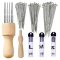 Complete Wool Felting Tools, Needle Felting Kit, Needle Felting Tools with 90Pcs Needle Felting Needles, 3Pcs Needle Bottles,2Pcs Needle Felting Pen,Needle Felting Tools for Beginner,Professional - color: 90 PCS