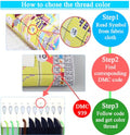 Stamped Cross Stitch Kits - Book Store Embroidery Starter Kit for Adult Beginners, 11CT Needlepoint Cross-Stitch Patterns Dimensions Kit 12×16 Inch - color: SZX-371-1