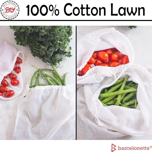 Barcelonetta | Cotton Lawn Fabric | Lining Fabric | 100% Cotton | Thin | 58" Wide | Sewing, Air Feel Layer | Cloth, Solid (Red, 2 Yard) - color: Red, size: 2 Yard