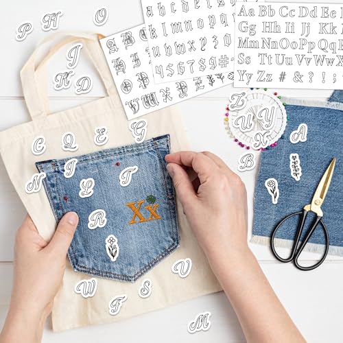 Letter Alphabet Embroidery Patterns, Water Soluble Stick and Stitch Paper - style: Letter976