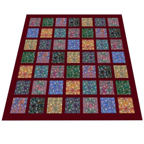 Fat Quarters Quilting Cotton Fabric Bundles for Sewing-10 PCS Retro Paisley - color: Retro Paisley