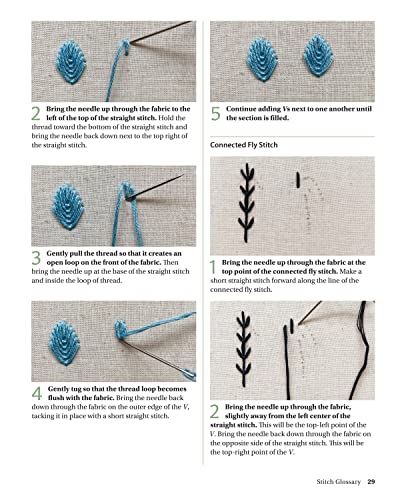 How to Embroider Texture and Pattern: 20 Designs that Celebrate Pattern, Color, and Pop-Up Stitching (Landauer) Step-by-Step Instructions, Illustrated Stitch Guide, Easy-to-Follow Tutorials, and More