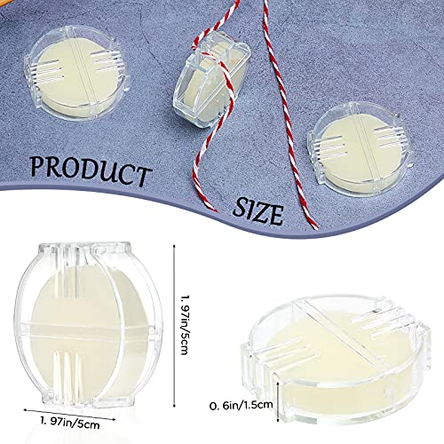Maitys 2 Pcs Thread Wax Beeswax for Hand Sewing,Colorless, Clear Case - color: Colorless, Clear Case