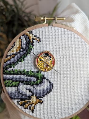 The Kiss Magnetic Needle minder for Cross Stitch and Embroidery