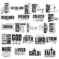 23 Pcs Bible Verse Dtf Transfers Ready to Press Iron on Transfers - color: Bible Verse