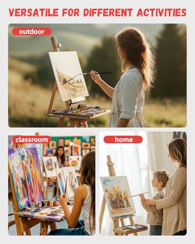 Simetufy 12 Pcs 12x16Inch Large Canvas Boards for Painting, Flat Art Panels - size: 12"x16"