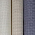 KCS 3 pc of 15" x 18"(38cmx45cm) 16 Count Cross Stitch Cotton Aida Cloth Needlework Rolled Fabric Box,16CT,Antique White+Oatmeal+Light Steel Grey - color: Antique White+oatmeal+light Steel Grey, size: 16CT