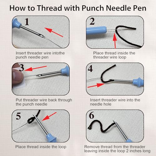 Nuberlic Bee Punch Needle Kit for Beginners