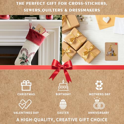 Needle Minder Magnet, Magnetic Needle Minder, Needle Minders Magnetic Cross Stitch Accessories, Magnetic Needle Holder, Life Tree, Butterfly, Cats, Owl, Heart (Cat Christmas Tree) - size: Cat Christmas Tree