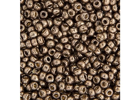 Miyuki Seed Bead 11/0 APX.22g - Galvanized Duracoat Pewter Japanese Glass Seed Beads - color: Pewter