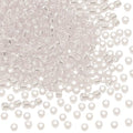 Glass Seed Beads Penta Angel 50g Mini Round Craft Loose Spacer Pony Beads for Earring Bracelets Necklace Waist Bead Jewelry Making（2mm, Silver - color: Silver