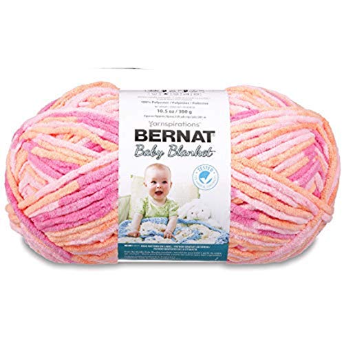 Bernat Baby Blanket Big Ball Peachy - color: Peachy, size: 1 Pack