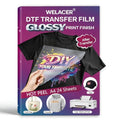DTF Transfer Film A4 24 Sheets, Glossy Transfer Finish, Double-Sided Film - size: A4-24 Sheets Glossy