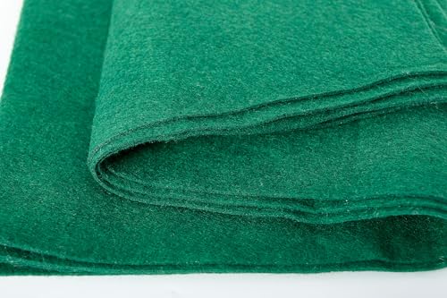 Soft Felt Fabric Sheets 1.6mm Thick Sewing Patwork Material Large Craft Felt Roll Fabric by The Yard (Hunter Green, 18"X 36" Inches) - color: Hunter Green, size: 18"X 36" Inches