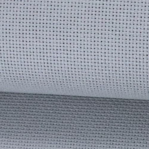 KCS 59" x one Yard (93cmx149cm) 18 Count Cotton Aida Cloth Cross Stitch Fabric (Light Grey) - color: Light Grey