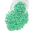 YouLuo 200Pcs Glass Pearl Beads for Jewelry Making,Glass Beads for Bracelet - color: Green, 8mm