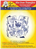 Aunt Martha's Hot Iron Embroidery Transfer 3757 Days of the Week Baskets of Vegetables
