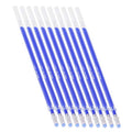 100pcs Heat Erasable Pen Refills, 100pcs Blue High Temperature Disappearing Pen, Heat Erasable Marker Tailoring Accessories for Dressmaking Tailors Sewing Quilting Tool