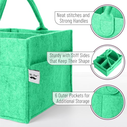 Mr. Pen- Baby Diaper Caddy Organizer, Green - color: Green, size: 1 Pack, Regular