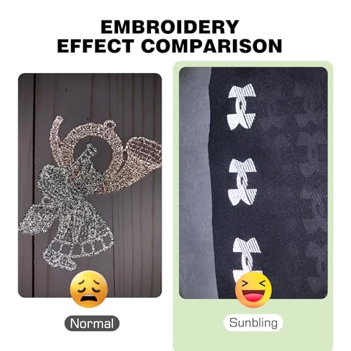 Reflective Embroidery Machine Thread Kit Improved Visibility, 2 Spools Sewing Polyester Thread 200M(218Yds) Each Spool Ideal for Home Machine & Hand Embroidery and Sewing Supplies (Gray) - color: Gray