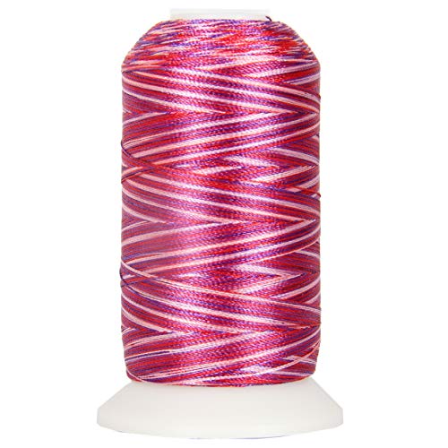 ThreadArt Polyester Machine Embroidery Thread, 1000M 40wt, Berries - color: Berries