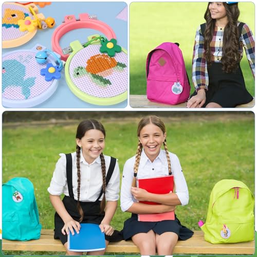 Caydo 6 Pieces Sea Animal Cross Stitch Kit for Kids with Stamped Aida Cloth - color: Sea Animal