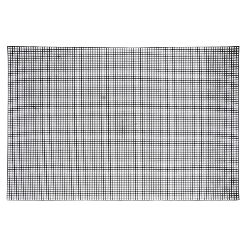 MECCANIXITY 6pcs 16.5"x24" Plastic Mesh Canvas Sheet 6 Count Needlepoint Blank Canvas for Embroidery Knit Crochet Acrylic Yarn Crafting, Black - size: 16.5"x24"