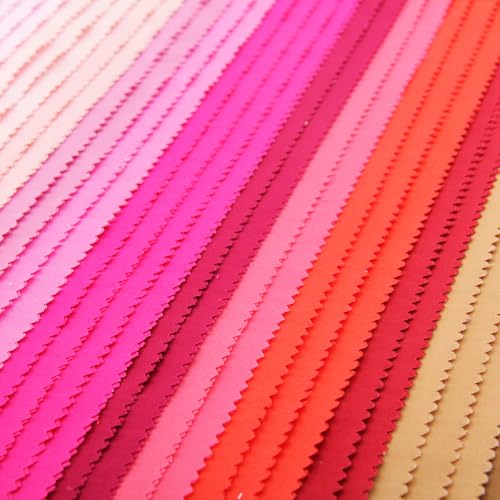 Threadart Pink Shades Jelly Roll - 40 Precut 2.5" Cotton Strips - color: Pink Solids