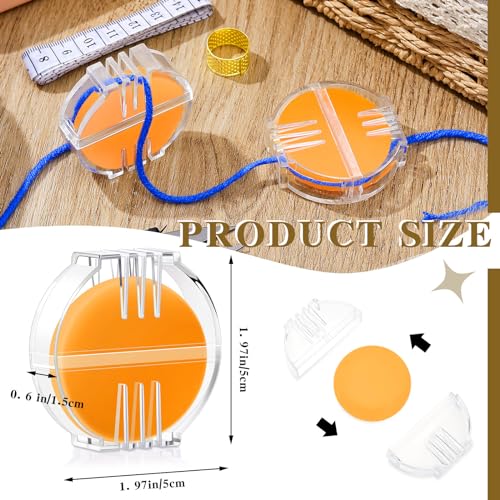 Maitys 2 Pcs Thread Wax Beeswax for Hand Sewing,Deep Yellow, Clear Case - color: Deep Yellow, Clear Case