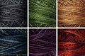 Valdani Perle Cotton Size ~12~ Embroidery Thread Sampler Set - 6 Colors, 109 Yards Each (Ballad - Dark Variegates) - color: Ballad