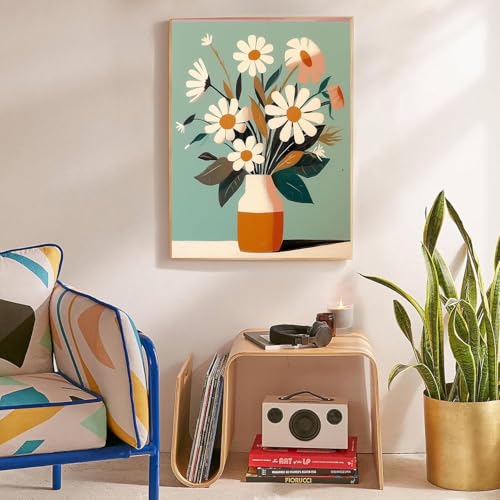 Lzyueyuan Flowers Stamped Cross Stitch Kits for Adults Beginner,Cross Stitch Ornament Kits Counted Embroidery Needlepoint Kits Home Decor 11.8X15.7inch - color: Cross Stitch-1029-6