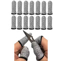 14Pcs Anti-Cut Finger Heavy Reusable Safety Protector Covers for Work - - size: cut finger cots (pack of 14)
