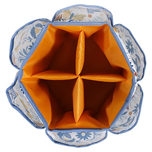 SINGER 360 Rotating Sewing Organizer Caddy, Butterfly Floral Desk Storage