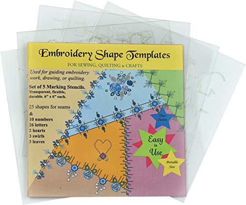 Embroidery TEMPLATES 5/PKG (KSS-301)