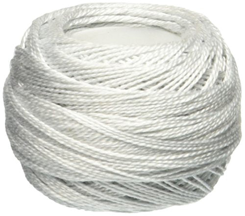 DMC 116 8-762 Pearl Cotton Thread Balls, Very Light Pearl Grey, Size 8