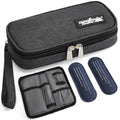apollo walker Insulin Cooler Travel Case with Ice Packs and Insulation - color: Black, size: Small