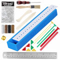 ARSTBETY 27 Pack Bookblinding Tool Book Making Set - color: Blue + White