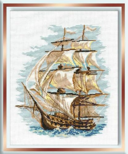 RIOLIS 479 Ship Counted Cross Stitch Kit 11.81 x 15.75 in