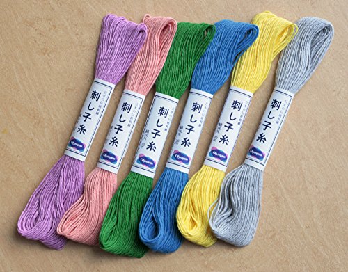 オリムパス製絲(Olympus Thread) SASHIKO Thread 22YD Viridian, Solid # 26, Emerald Green - color: Solid # 26, Emerald Green