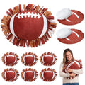 Weysat 6 Sets Football Tied Pillow Craft Kit DIY Football Shaped Pillow Craft Adults Gifts with PP Cotton for Sports Theme Party Room Decor VBS Favors Giveaways - style: Football