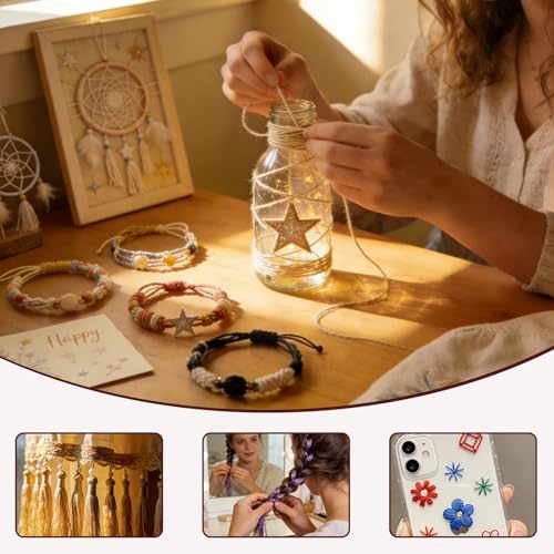 Embroidery Floss - Cross Stitch Threads - Friendship Bracelets Floss - Crafts Floss - 14 Skeins Per Pack Embroidery Floss, Garnet Gradient - color: Garnet Gradient